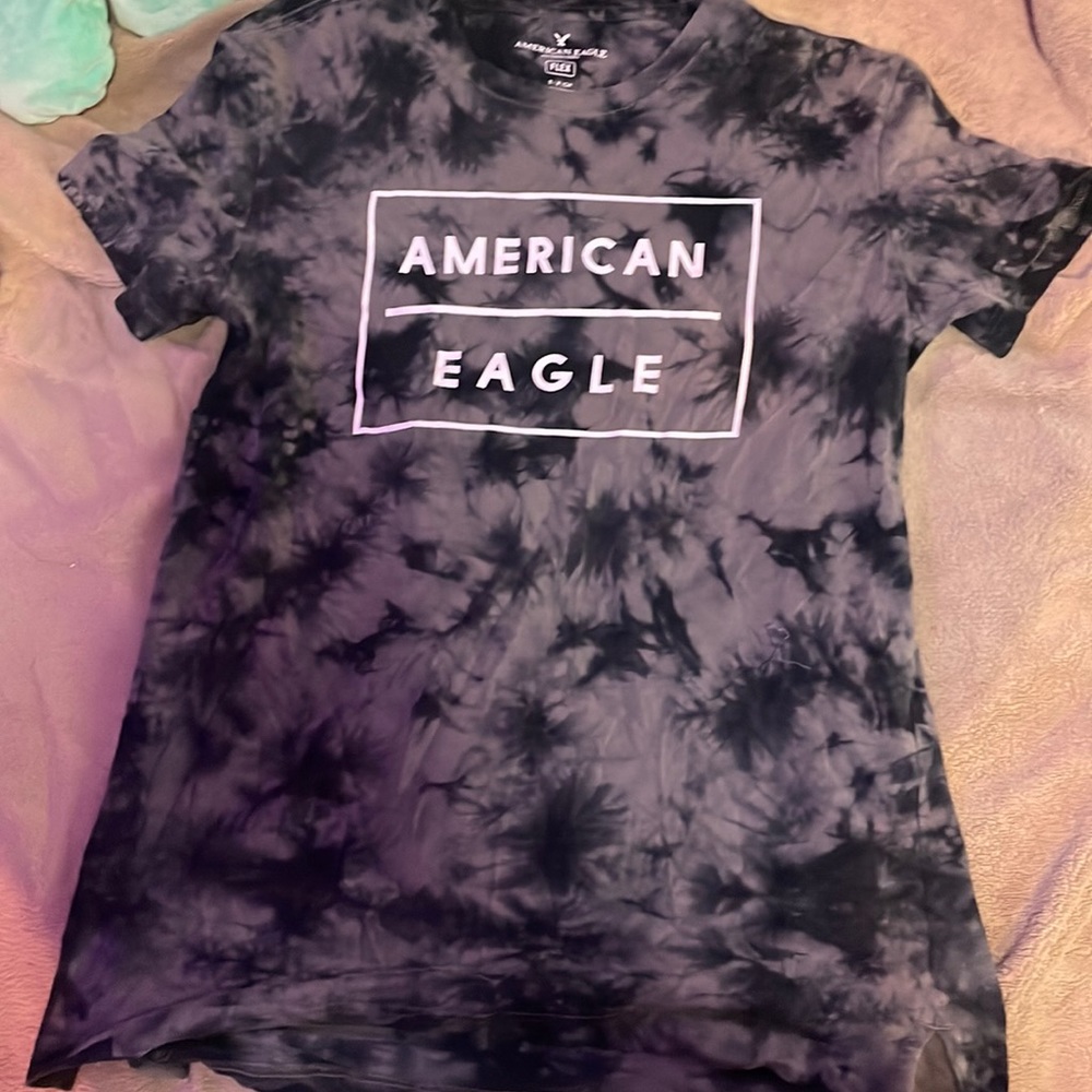 tie dye american eagle t shirt